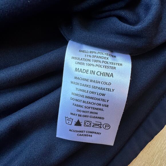 Footjoy (FJ) Men's Quilted Henley Jacket - Size M - Picture 6 of 7